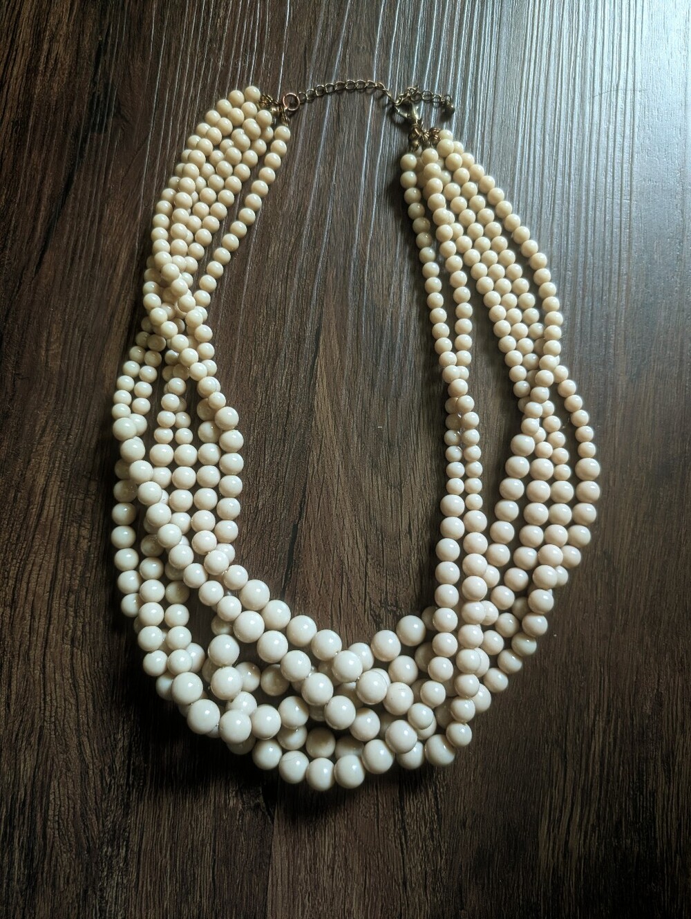 Vintage Costume Beaded Necklace